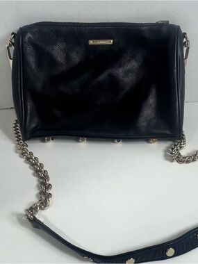 Rebecca Minkoff Black Shoulder Bag with Chain Strap